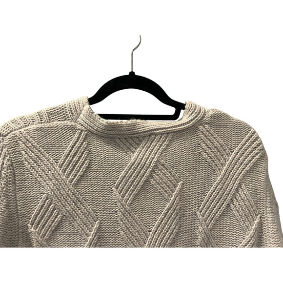 Pendleton Merino Wool Cashmere Long Sleeve V-Neck Sweater Size Medium Gray Soft - Picture 7 of 8